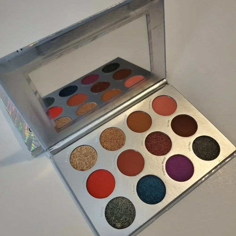 PUR FESTIVAL 2.0 12 PRESSED PIGMENTS EYESHADOW PALETTE